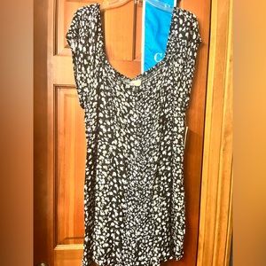 NEW flowered romper 2X